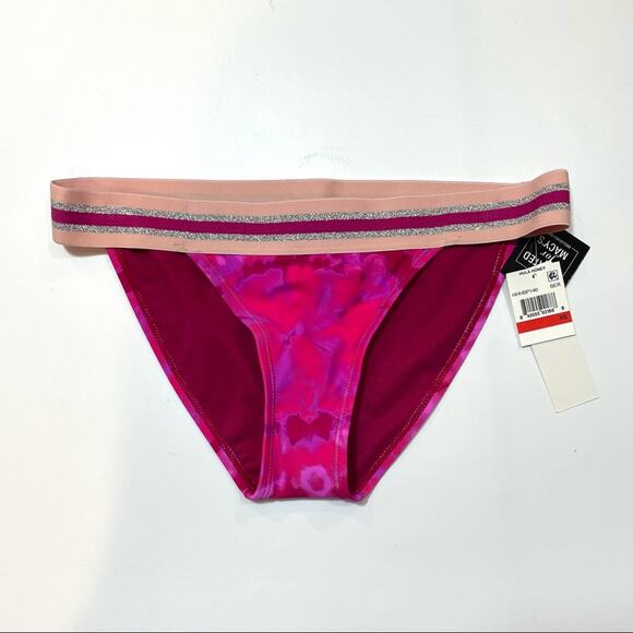 Hula Honey Pink TIE-DYE Bikini Swim Bottom XS - Picture 4 of 7